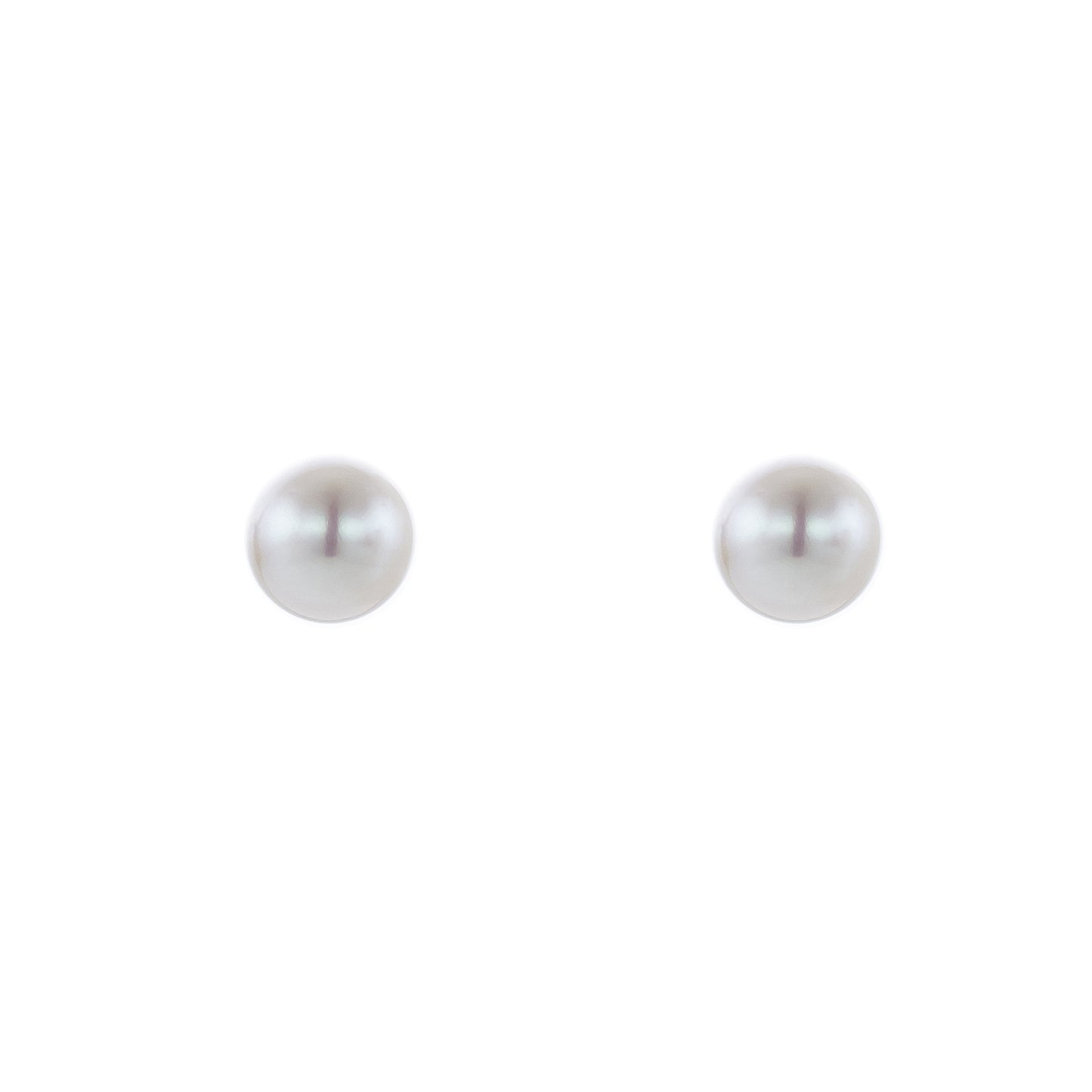 925 Sterling Silver | Pearl Earrings | 8mm