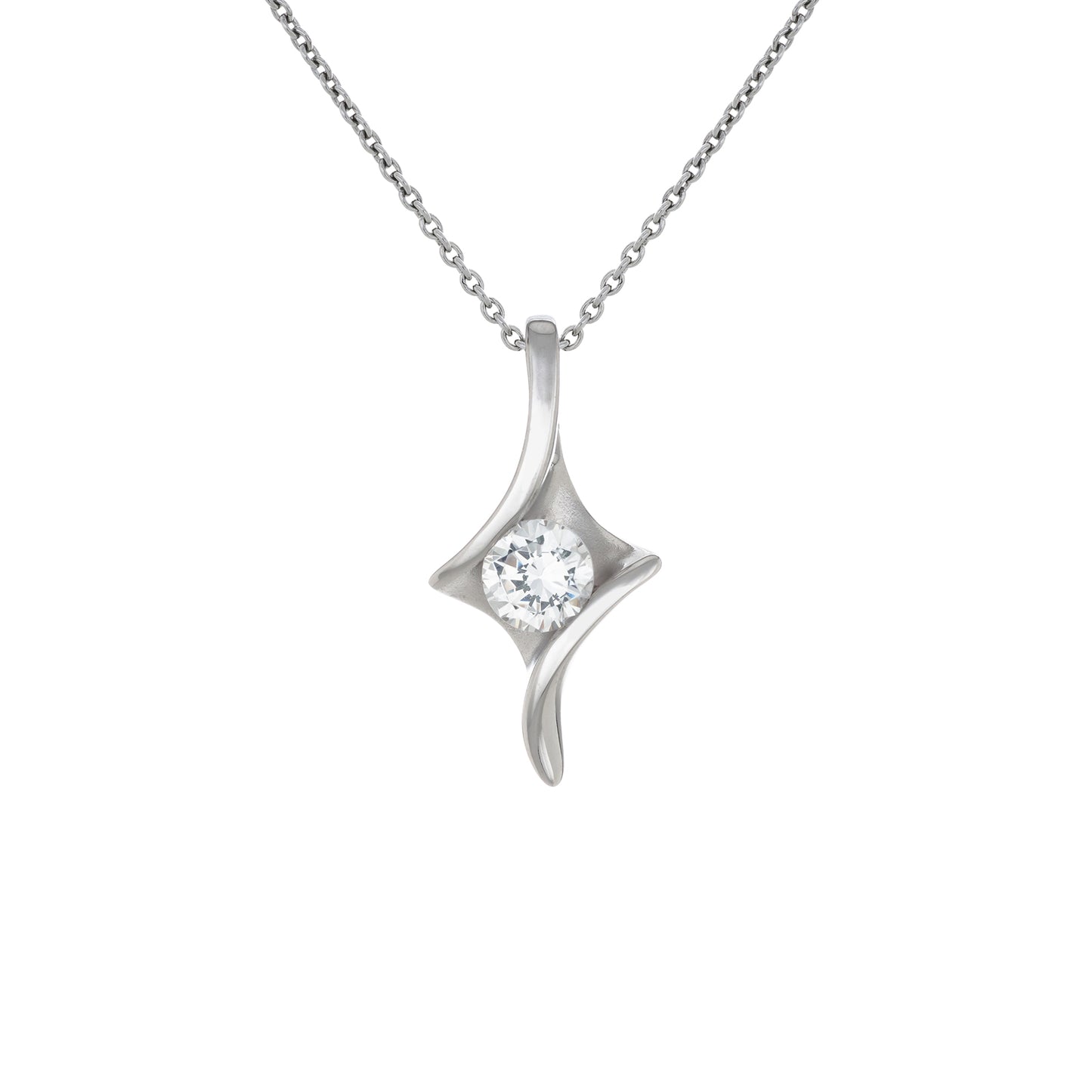 星河綻放 (Stellar Bloom) | 925純銀 | 鋯石頸鏈 | 香港首飾及珠寶網店 – Recolour Your Life