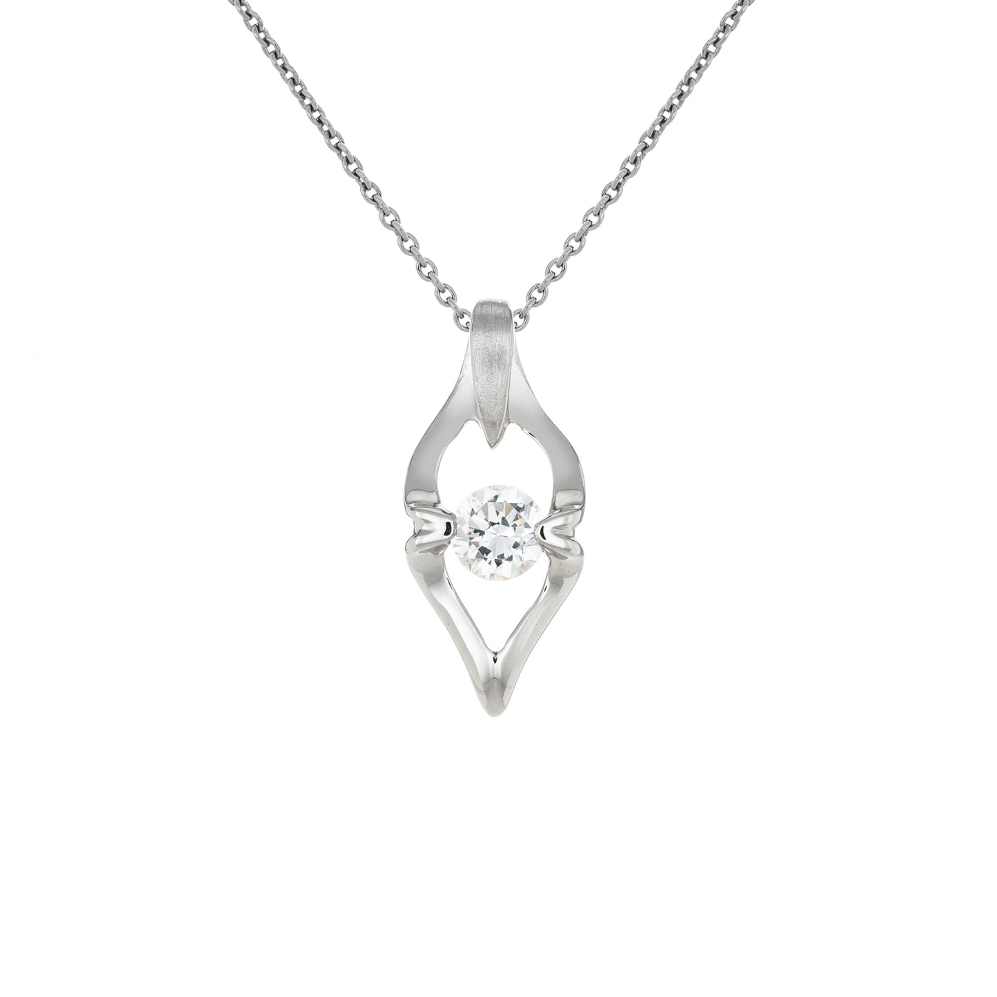 花瓣之語 (Petal’s Whisper) | 925純銀 | 鋯石頸鏈 | 香港首飾及珠寶網店 – Recolour Your Life