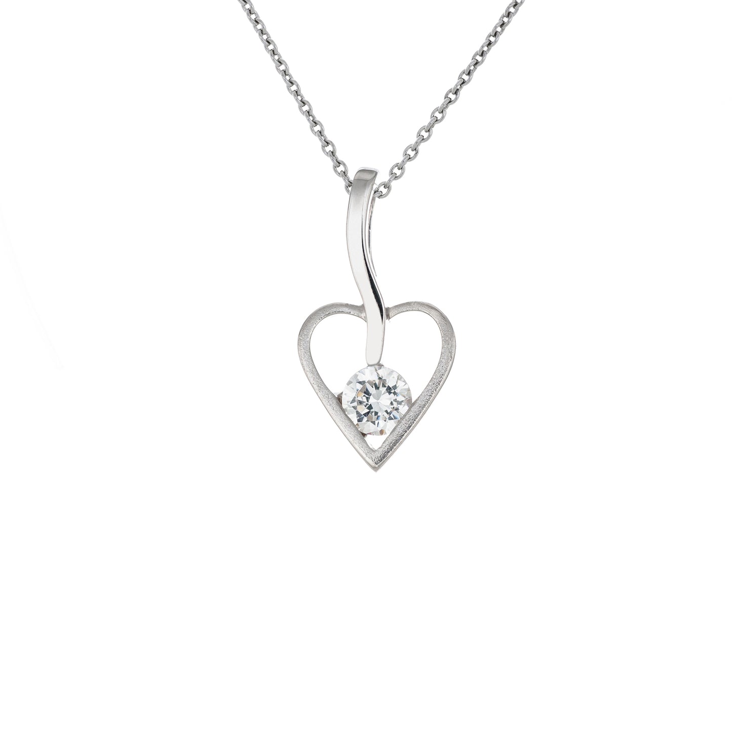 心語之鏈 (Heart’s Whisper Chain) | 925純銀 | 鋯石頸鏈 | 香港首飾及珠寶網店 – Recolour Your Life