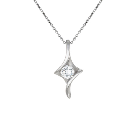 星河綻放 (Stellar Bloom) | 925純銀 | 鋯石頸鏈 | 香港首飾及珠寶網店 – Recolour Your Life