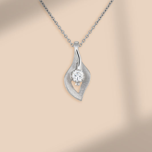 花瓣之語 (Petal’s Whisper) | 925純銀 | 鋯石頸鏈 | 香港首飾及珠寶網店 – Recolour Your Life