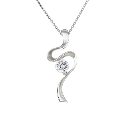 極地之光 (Polar Light) | 925純銀 | 鋯石頸鏈 | 香港首飾及珠寶網店 – Recolour Your Life