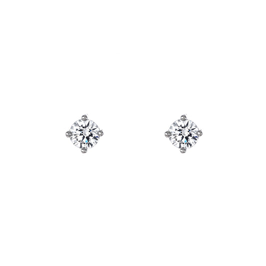 925純銀 | 0.5ct 鋯石耳環（防敏感） | 香港首飾及珠寶網店 – Recolour Your Life