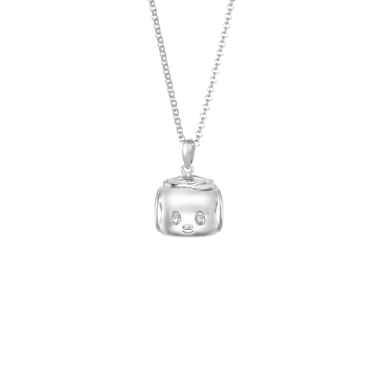 925 純銀 | 微笑漿糊仔頸鏈 | 香港首飾及珠寶網店 – Recolour Your Life